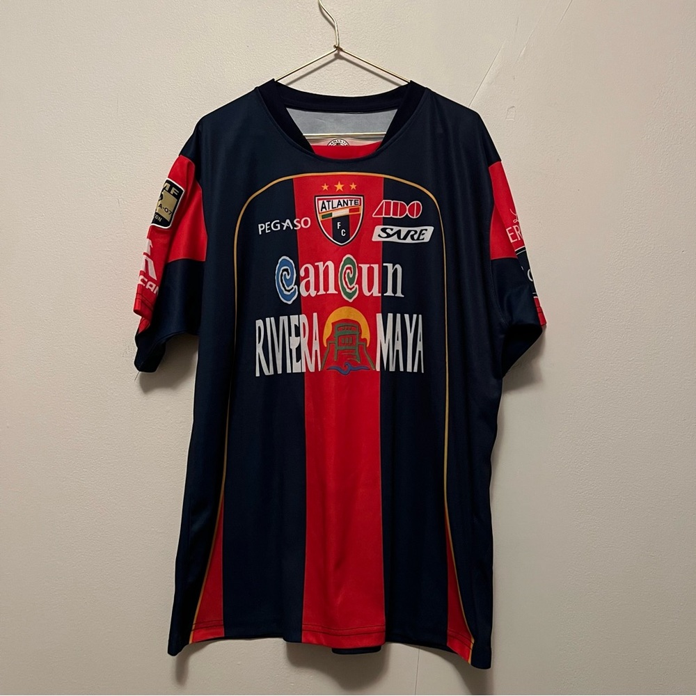 Mexico Cancun Riviera Maya FMF 1A Division‎ Atlante FC Soccer Jersey Size Medium